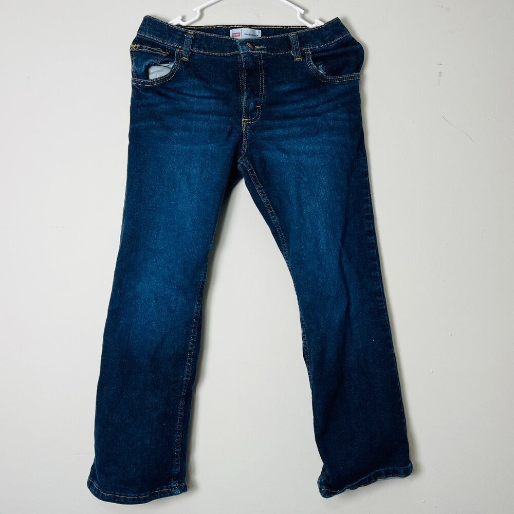 Wrangler Classic Boot Denim Jeans Womens 12 Husky Outdoorsy Preppy Blue Casual
